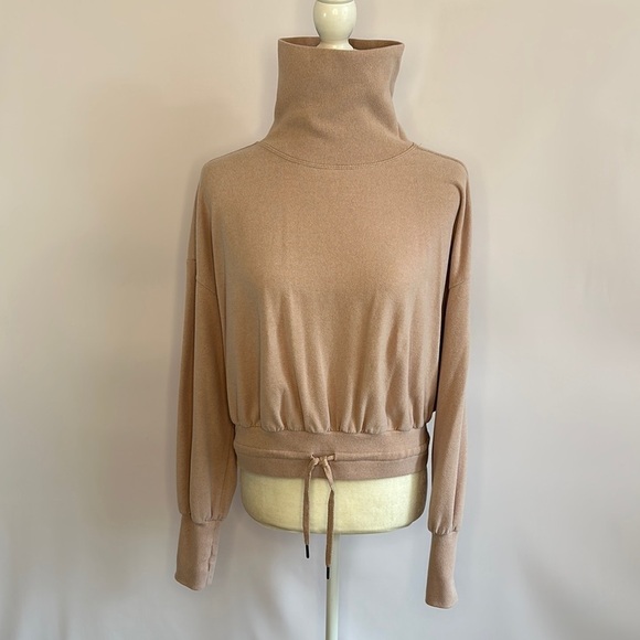 Sweaty Betty Funnel Neck Cropped Sweatshirt - Picture 1 of 10